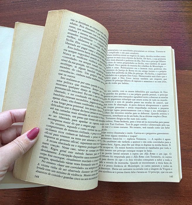 Livro "O Siciliano" de Mario Puzo