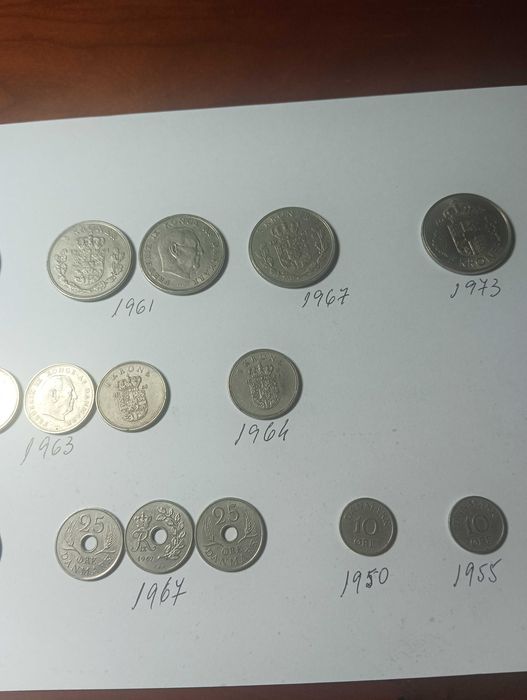 Moedas antigas da Dinamarca