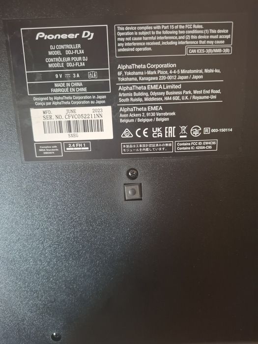 Mesa mistura pioneer dj pro