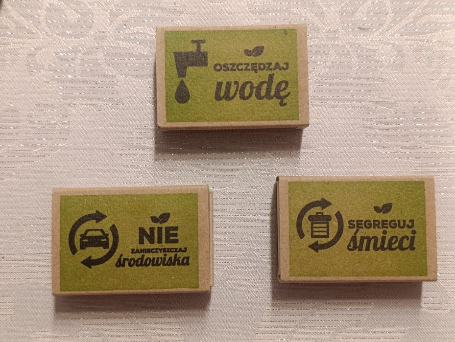 3x zapałki ZPZ Czechowice porady ekologiczne Biedronka