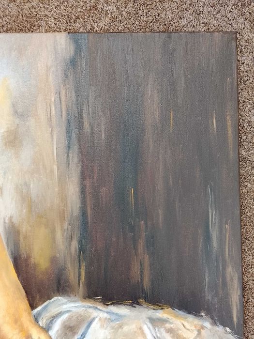 Akt kobiecy obraz 60x90 cm recznie malowany