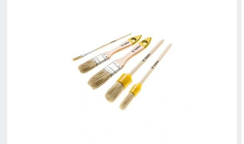 Zestaw Pędzli 5 Szt. Topex +Gratis