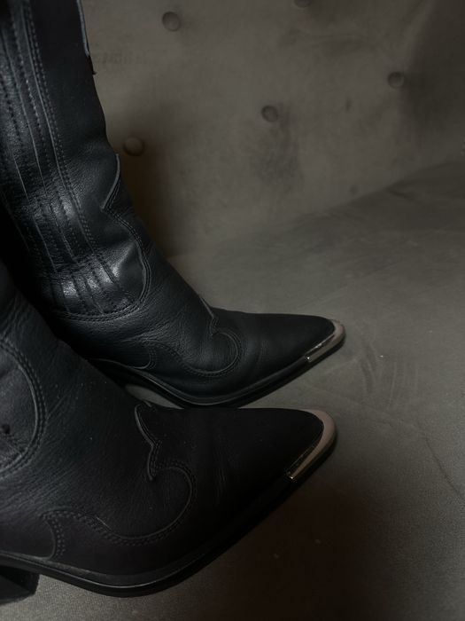 Шкіряні казаки від бренду modus_vivendi_shoes 36 розмір