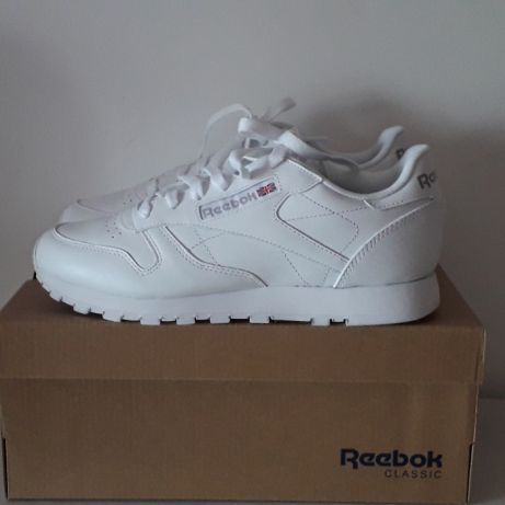 Ténis da Reebok Originais NOVOS em pele brancos - número 37