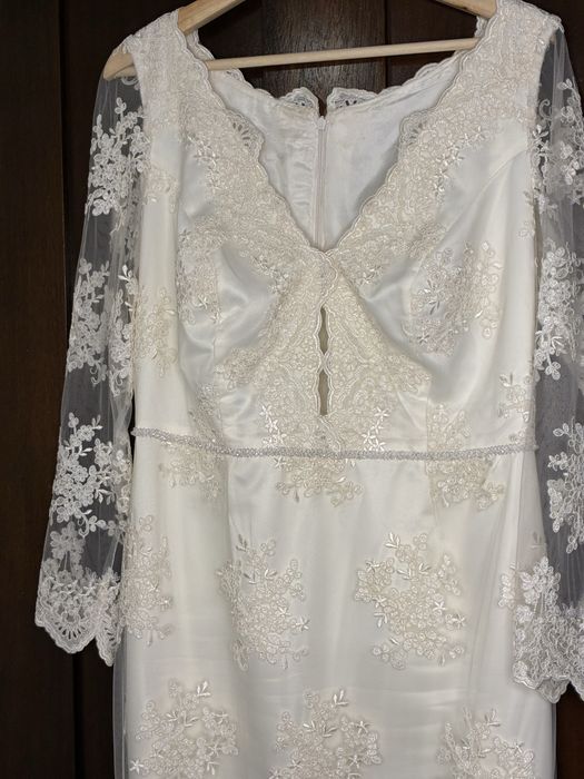 Lindo Vestido de noiva Xl bordado