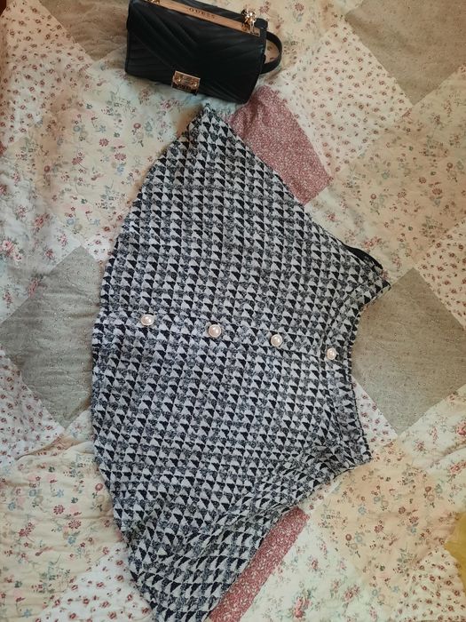 Двідова юбка спідниця клітка