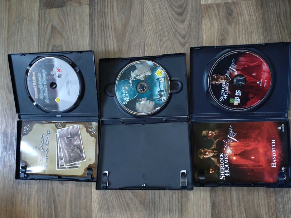 Несколько игр для пк из серии Sherlock Holmes Шерлок Холмс