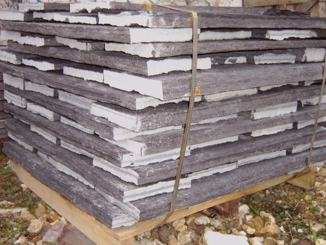 Chapa / Ladrilho / Laje em Xisto Preto 60x30x3/5cm; 9,20€/U