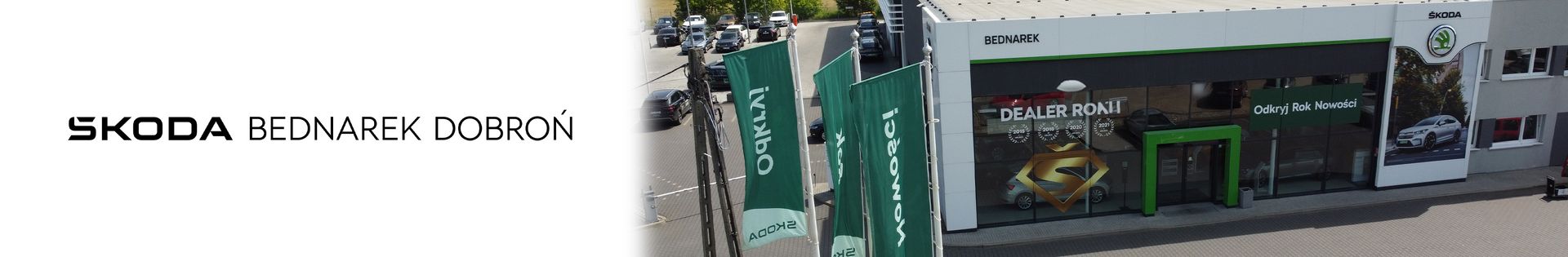 ŠKODA BEDNAREK Dobroń - Autoryzowany Dealer top banner
