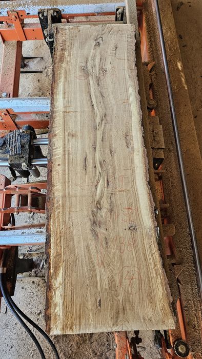 Deski brusy dąb loft żywica