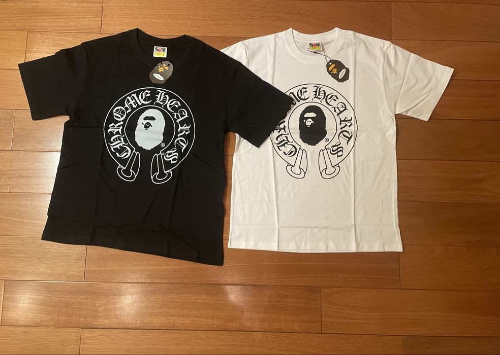 Футболка Chrome Hearts x Bape