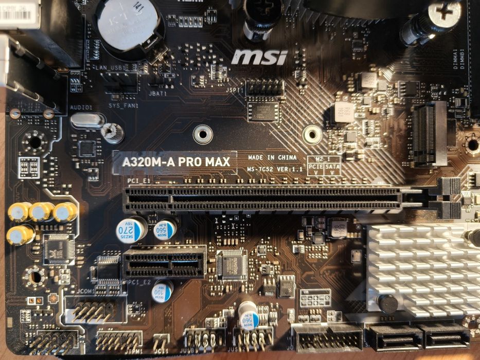 Motherboard MSI A320M-A PRO MAX