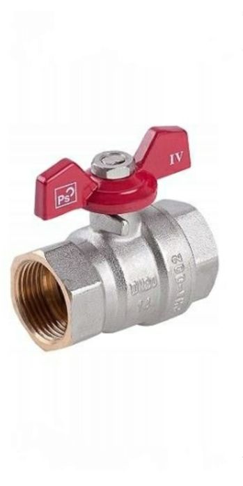 Zawór kulowy wodny 3/4" z półśrubunkiem dławikiem PN 30 Ostrowiec Św.