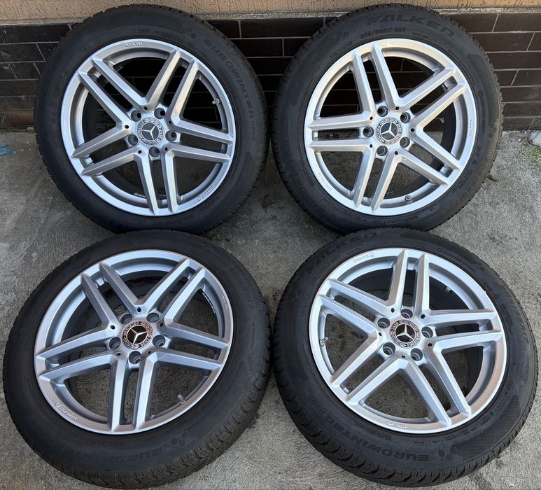 Alufelgi z oponami 205/55 R17 Mercedes A-Klasa W177 B-Klasa W246 CLA  5x112 ET 47 Felgi Opony zimowe