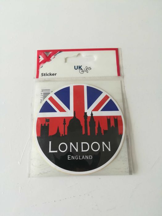 Naklejka samoprzylepna Sticker London England Londyn UK 8x8cm Oryginał