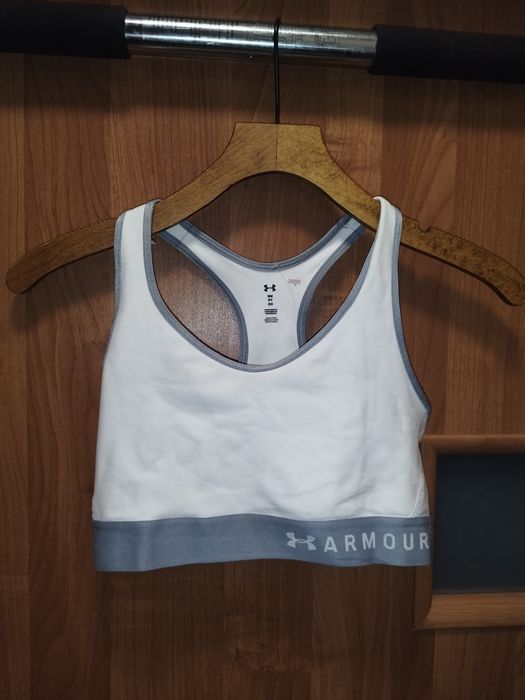 bialy damski top sportowy under Amour s