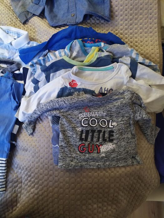Paczka rzeczy dla chłopca 6-9 miesięcy
