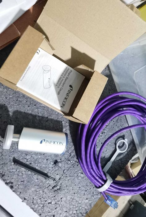 Sensor de vácuo de precisão Pirani PSG500 Inficon - NOVO + Display