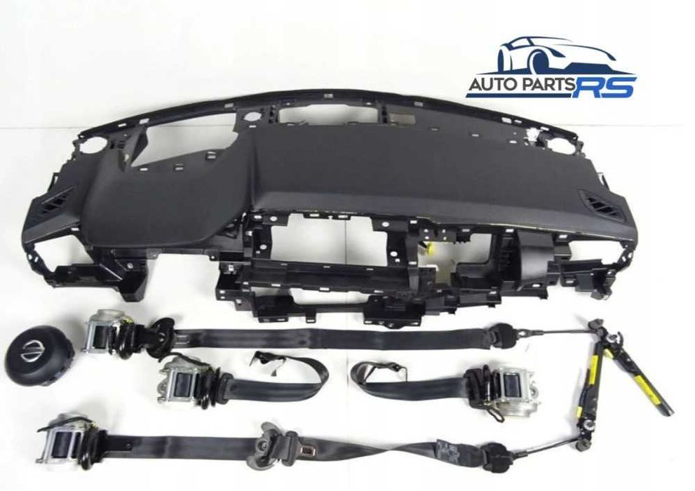 Kit de airbags, cintos de segurança e tablier para Nissan Qashai J12