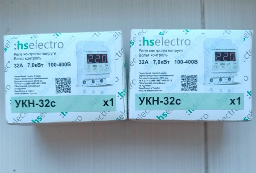 Реле контролю напряги HSELECTRO УКН-32С