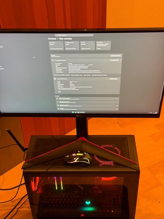 ПК Ryzen 7 + RX 6700 XT + Монітор 27GL850 2K LG NANO IPS 144 Гц