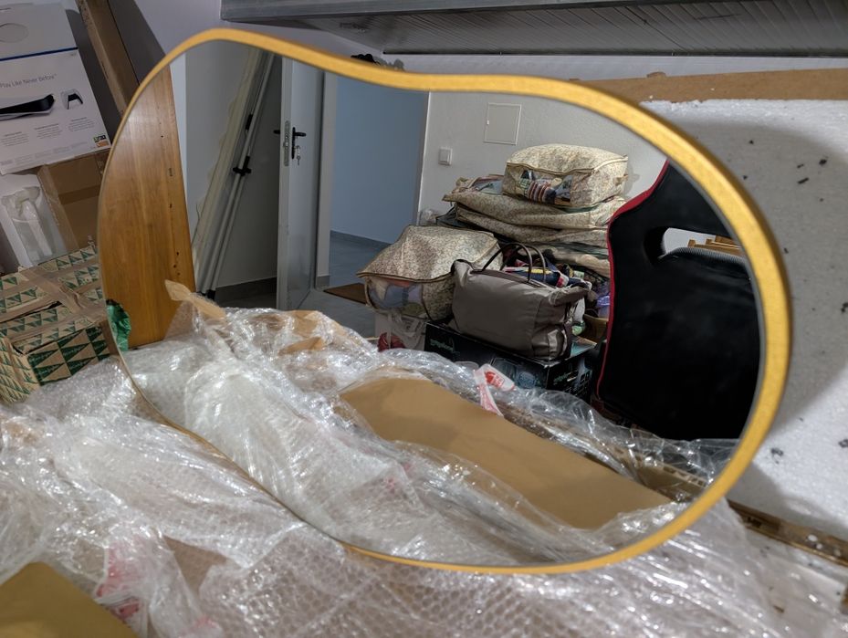 Espelho novo ainda na embalagem