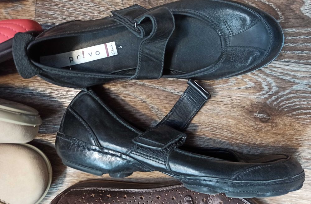 Балетки туфли мокасины Clarks 38 размера, стелька 24,5см Оригинал