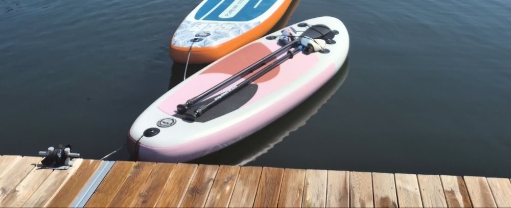 Deska SUP 215 cm dla dzieci WAVE BOOST PINK HyperMotion