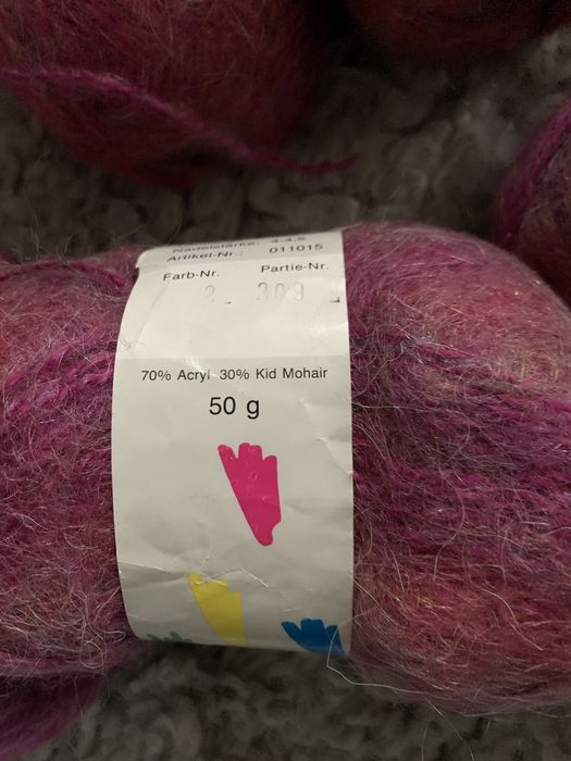 Motek drops wełny  moher kids