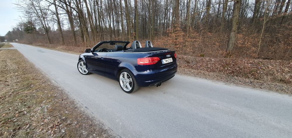 Audi A3**Cabrio**2013r*S-LINE**Led*Manual*Benzyna*150000km*Pdc*Zamiana