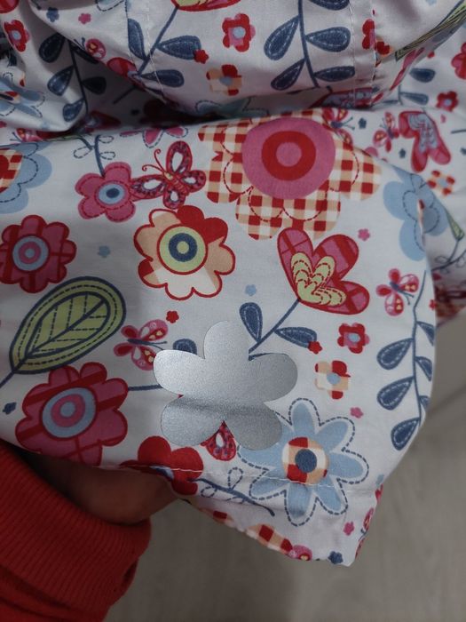 Kurteczka rozmiar 80 w kwiaty dziewczęca wiosenna cienka