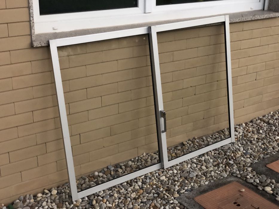 Janela de Aluminio Vidro Simples s/ Aro