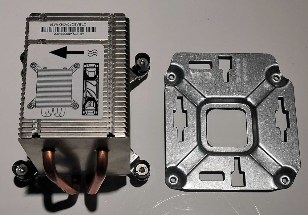 Pasywne chłodzenie procesora S775, AM3 + Backplane