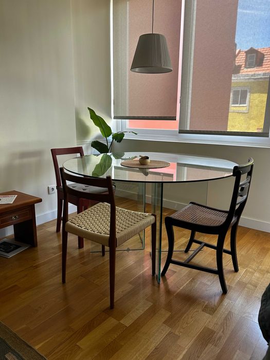 Cadeira de jantar Nona em madeira e corda – Northdeco