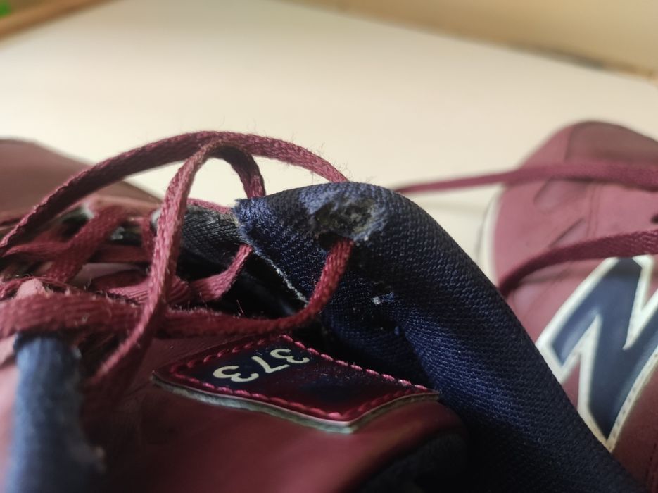 New balance 373 damskie bordowe