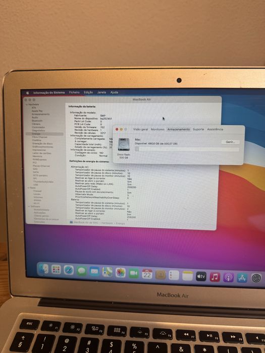 Macbook Air 13" 2015 | 8GB | 512GB | 192 ciclos