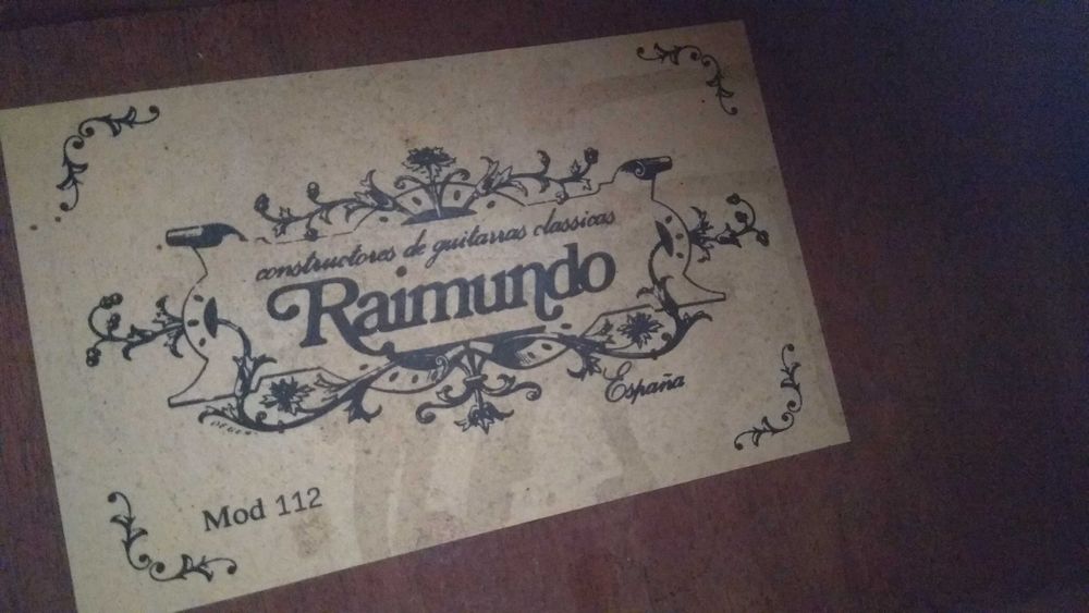 Guitarra clássica Raimundo de 1996 Natural