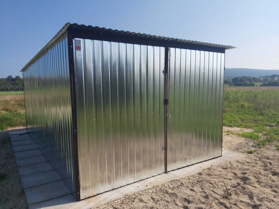 Garaż 4x6  MOCNY garaże blaszane Cała Polska  SZYBKI TERMIN!  Blaszak