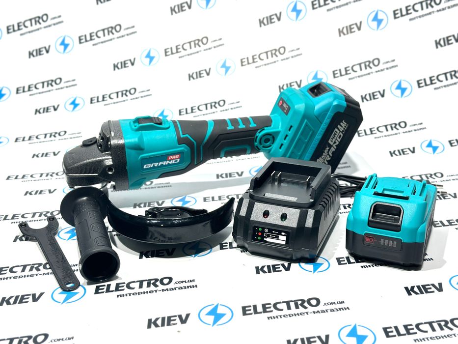 Аккумуляторная болгарка Grand МШУ-20BL PRO (2 Акм + кейс) В КЕЙСЕ !!!