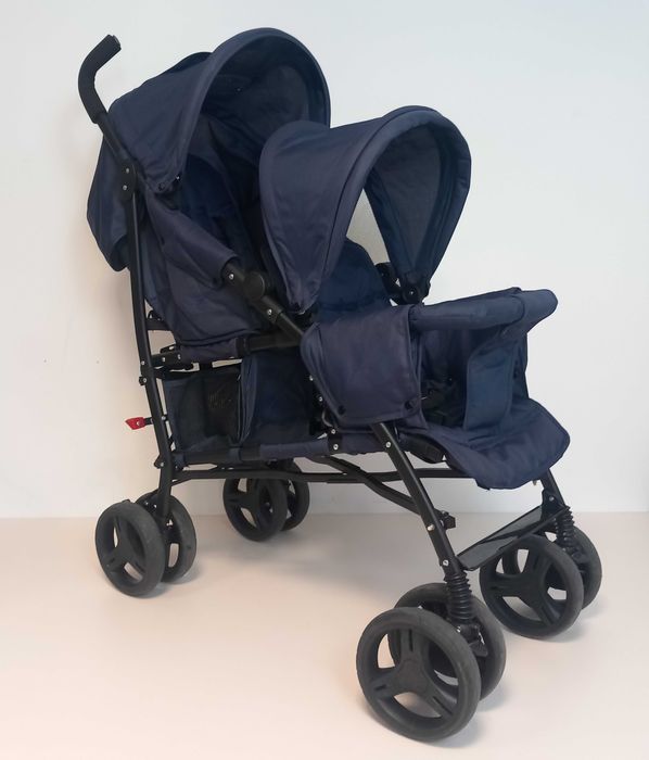 Bambisol Bliźniaczy Wózek Spacerowy dla dzieci do 15kg B231 podwójny