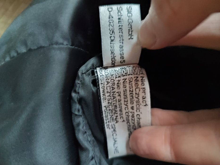Kurtka czarna skóra naturalna 100% ramoneska 38