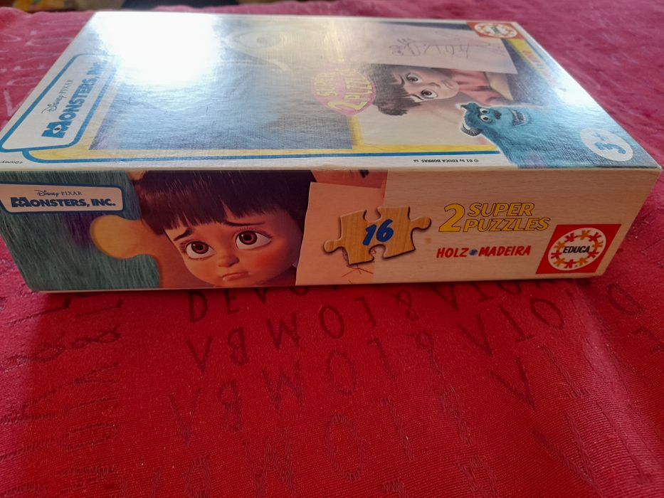 Puzzle Monstros e Companhia (com a Bu) 2 puzzles de 16 peças cada