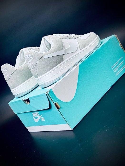 Летняя распродажа /  Nike air force 1 / кожаные мужские кросовки найк форс / nike force af 1 / трендорвые кросовки найк форс /