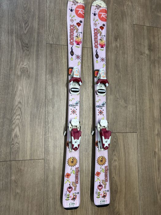 Narty Rossignol 120cm fun girl wraz z kijkami