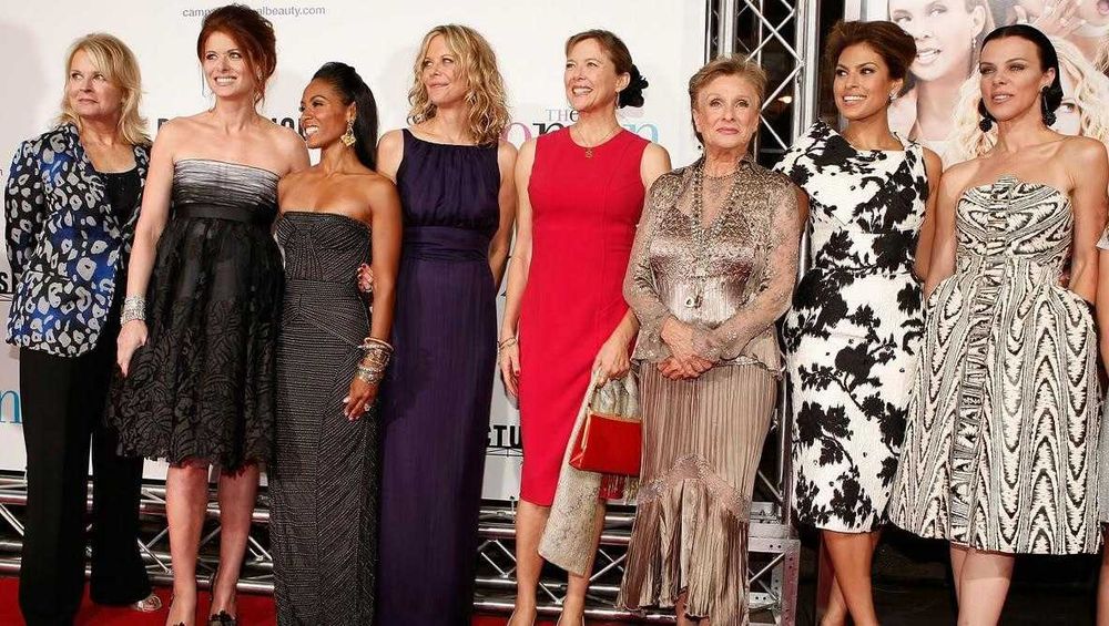 MULHERES! "The Women" Meg Ryan/Annette Bening/Eva Mendes/Carrie Fisher