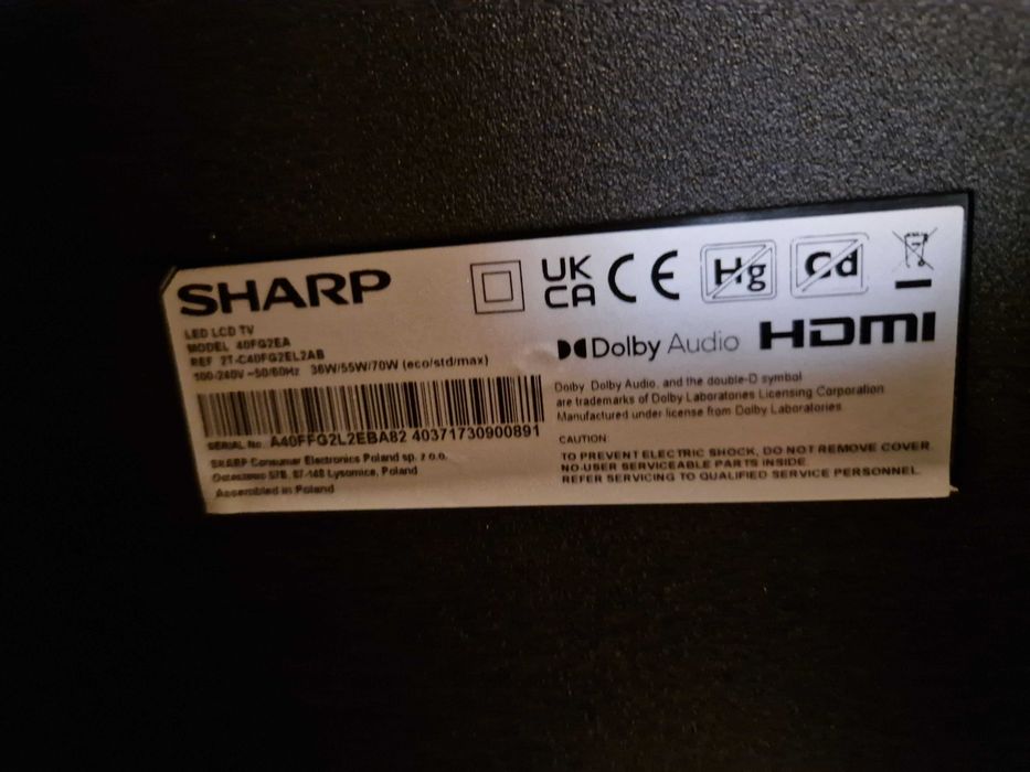 Smarttv sharp como nova
