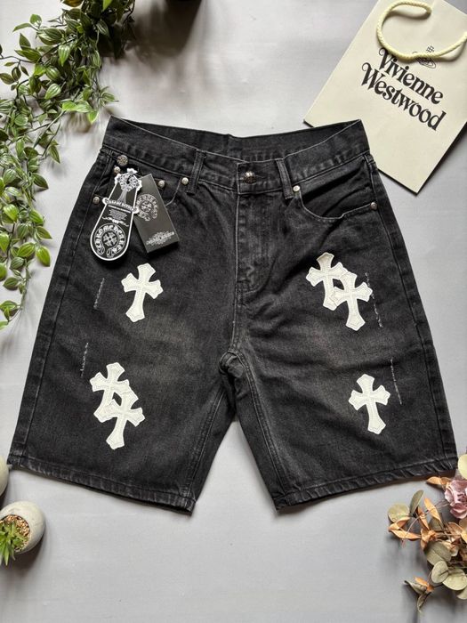 Джинсові шорти Chrome Hearts