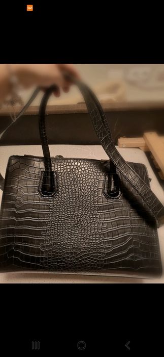 Torba torebka duża H&M czarna A4