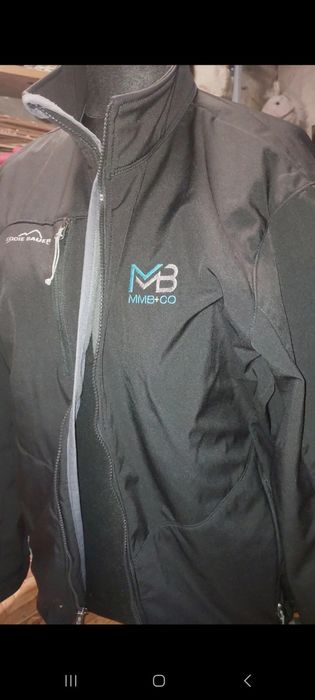 Eddie Bauer kurtka męska trekkingowa bluza czarna xl