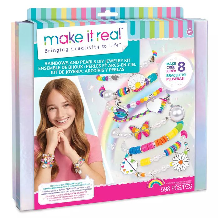 Biżuteria Rainbows Pearls, Zestaw Kreatywny. Make It Real. Nowy Produkt